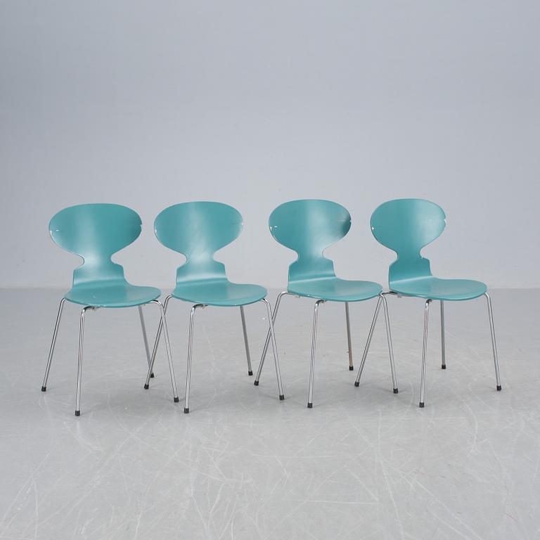 STOLAR, 4 st, "Myran", Arne Jacobsen, Fritz Hansen.