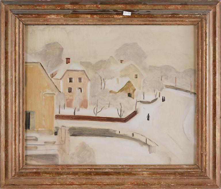 IVAR ANDERSSON, olja på pannå, sign.