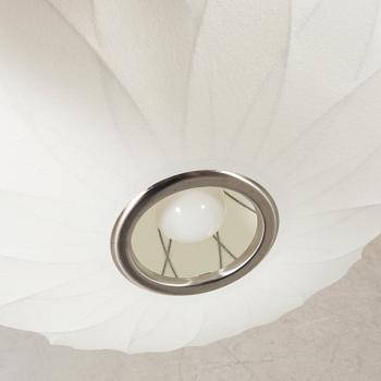 George Nelson, "Saucer bubble" pendant lamp for Herman Miller, 21st century.