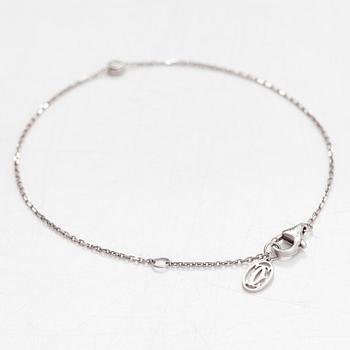Cartier, armband, "d'Amour", 18K vitguld med en diamant, ca 0.04 ct.