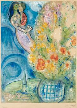 320. Marc Chagall (After), "Les Coquelicots".