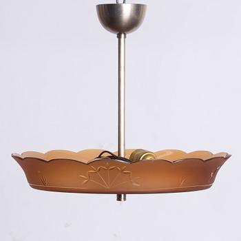 Kosta, attributed to, a ceiling lamp, 1930s.