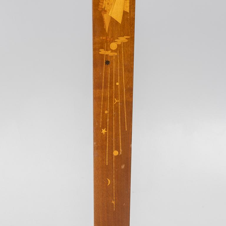 A floor lamp, Mjölby Intarsia, 1930s.