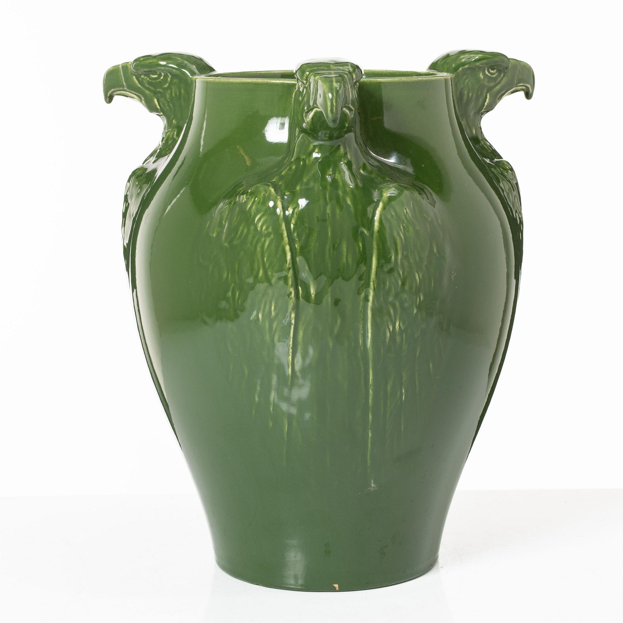 Vas, flintgods, jugend, Rörstrand, 1900-talets början.