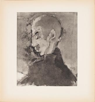 Helene Schjerfbeck, mapp med reproduktioner, 48 st. Nordisk Rotogravyr, Stockholm, 1945.