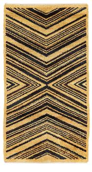 Barbro Nilsson, a carpet, "Tigerfällen", knotted pile, 236 x 126 cm, signed AB MMF BN.