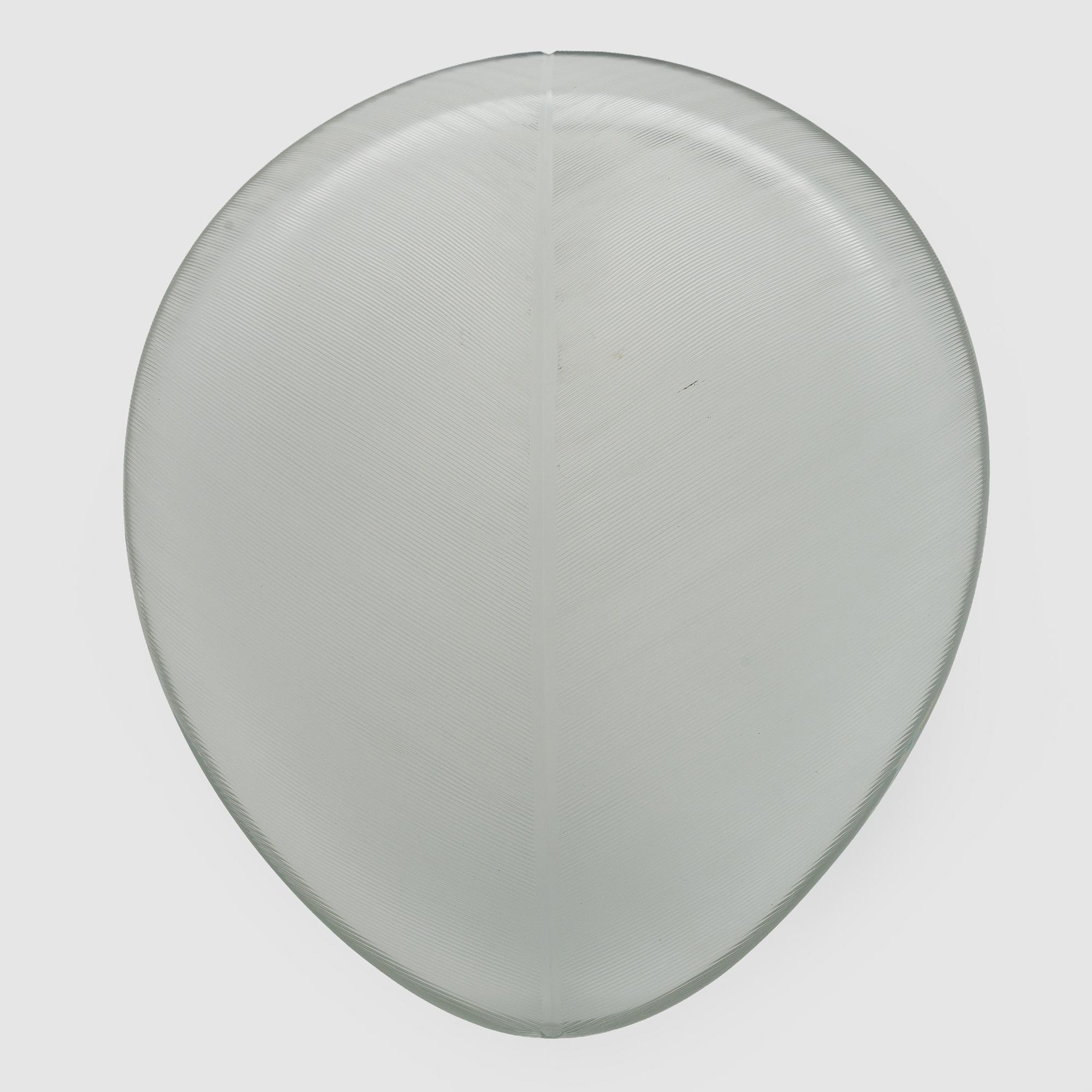 Tapio Wirkkala, A glass bowl "Lehti" (Leaf), signed Tapio Wirkkala Iittala -55.