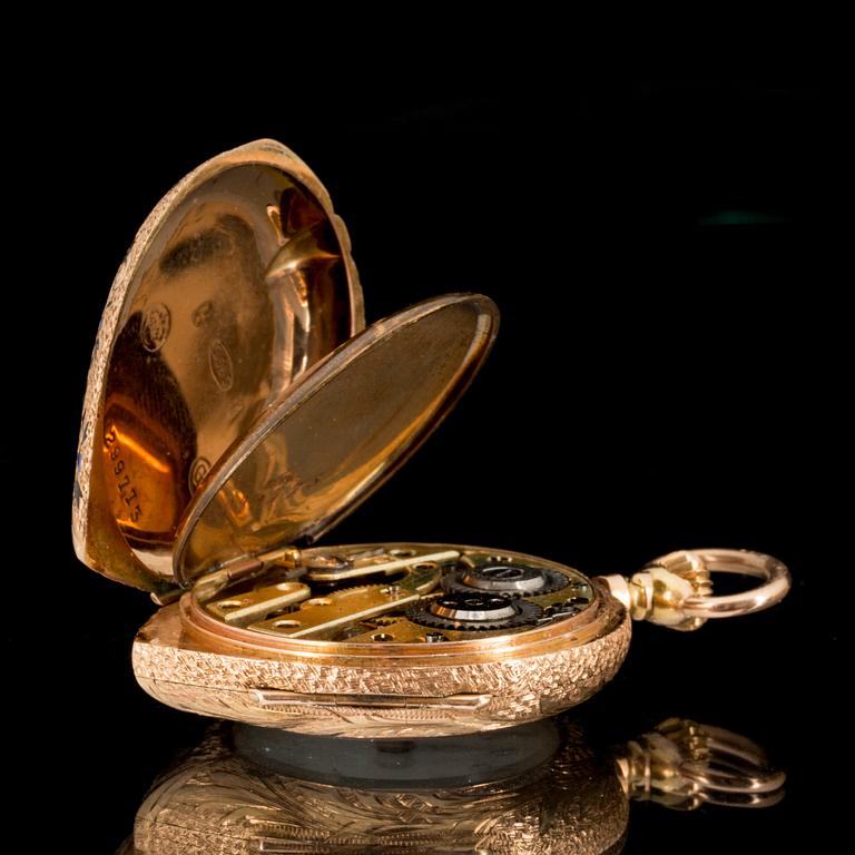 FICKUR, 18 K. Vikt tot 12.1g.