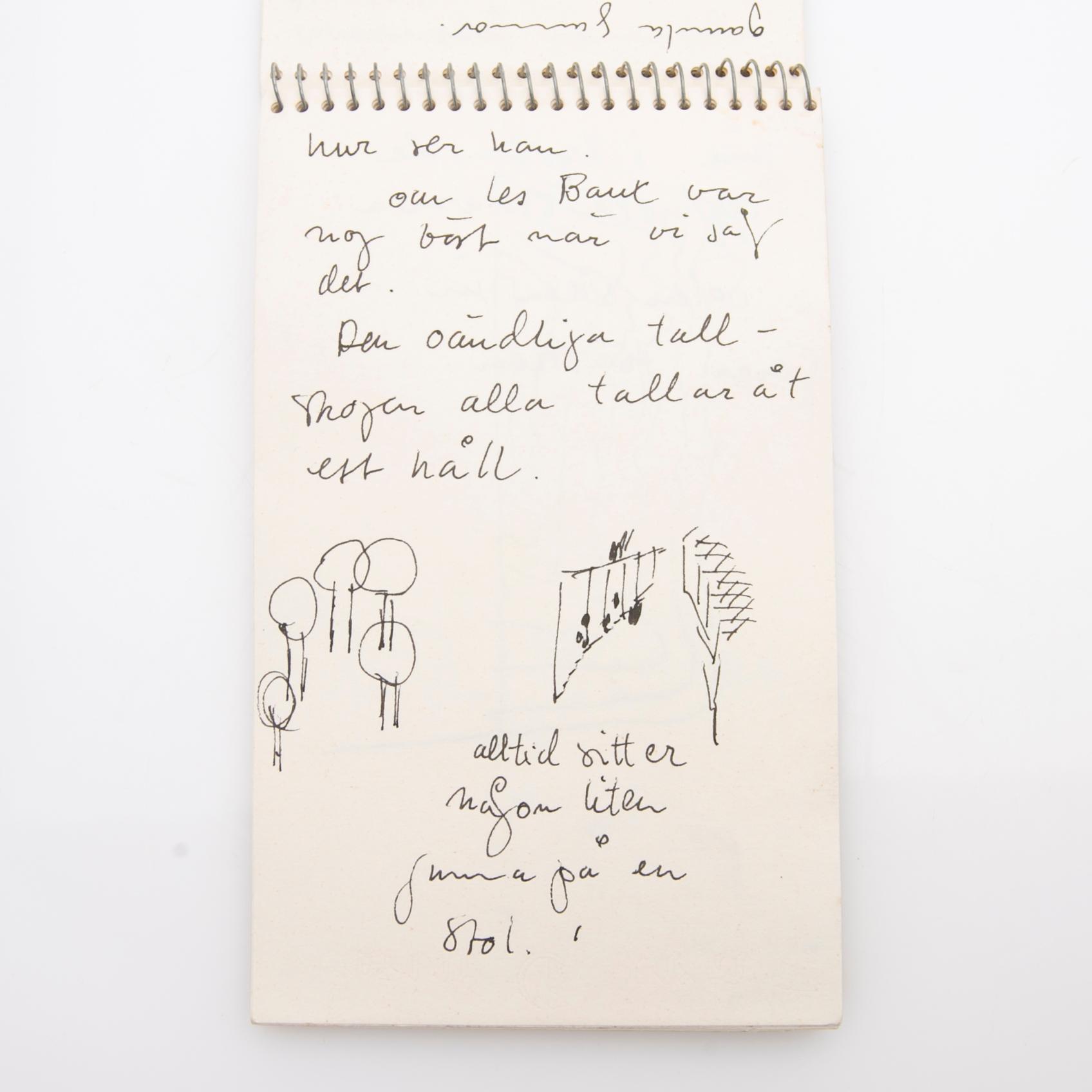 Madeleine Pyk, Sketchbook.