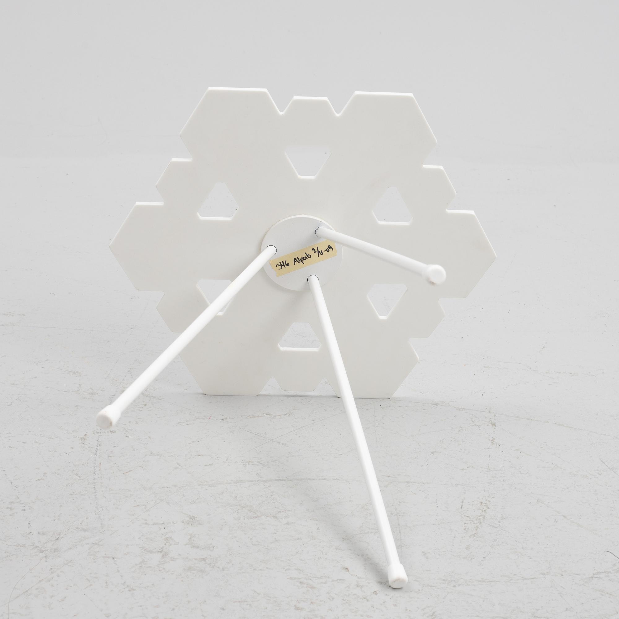 Claesson Koivisto Rune, a 'Snowflakes' side table, Offecct, 2009, prototype.