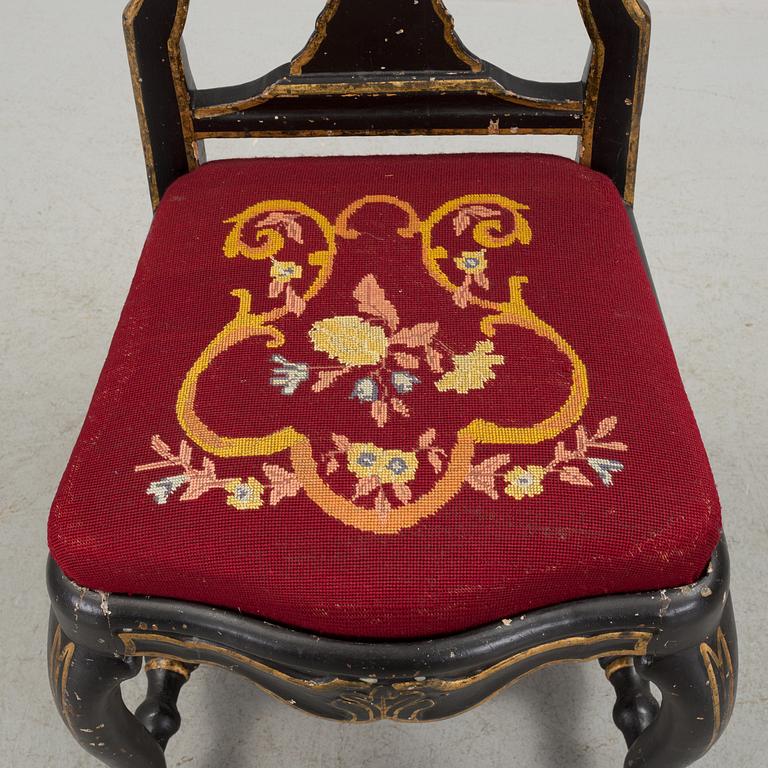 An 18th century chair.