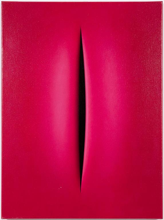 Ralf Arzt Ralf Arzt, "Trompe l'oeil Hommage à Fontana XXVI".