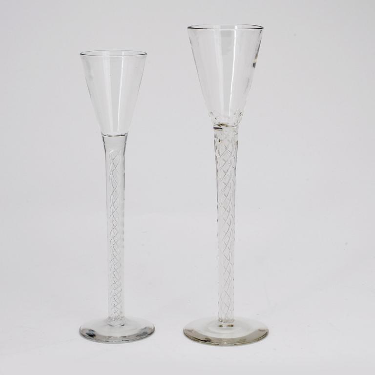 SPETSGLAS, 3+1 st, 1800/1900-tal.