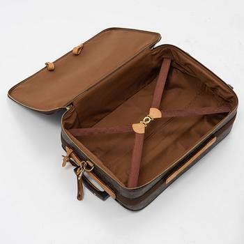 A monogram printed leather "Pegase 45" cabin bag by Louis Vuitton.