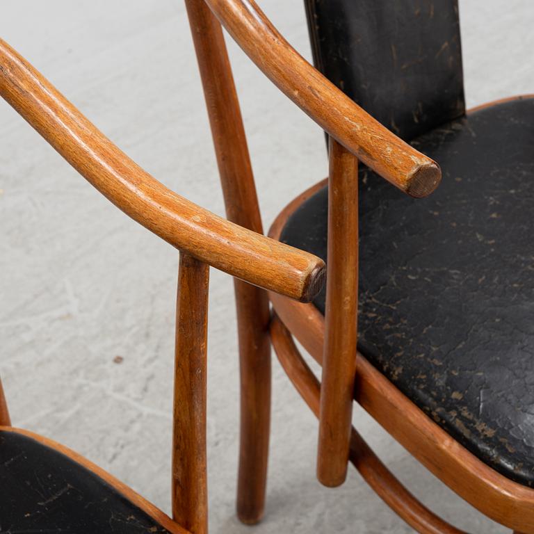 Peter Celsing, a pair of model 1514 armchairs, Gemla Diö, 1965.