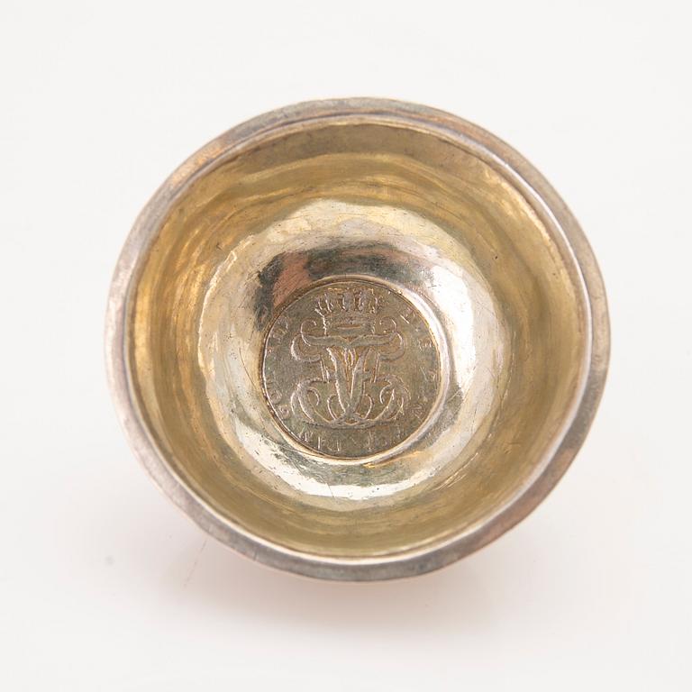 Tumbler, silver, Johan Smitt (active 1763–1785), Kristianstad.