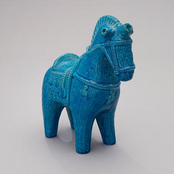 A ceramic Cat from the Rimini blu series by Bitossi, Italy 1960s.