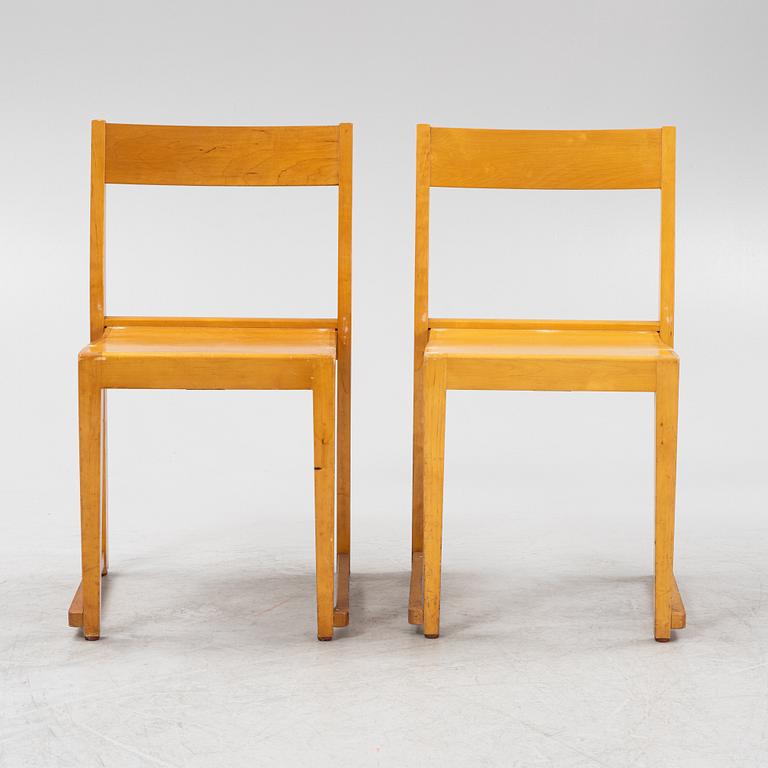 Sven Markelius, stolar 6 st. "Orkesterstolen", 1900-talets mitt.