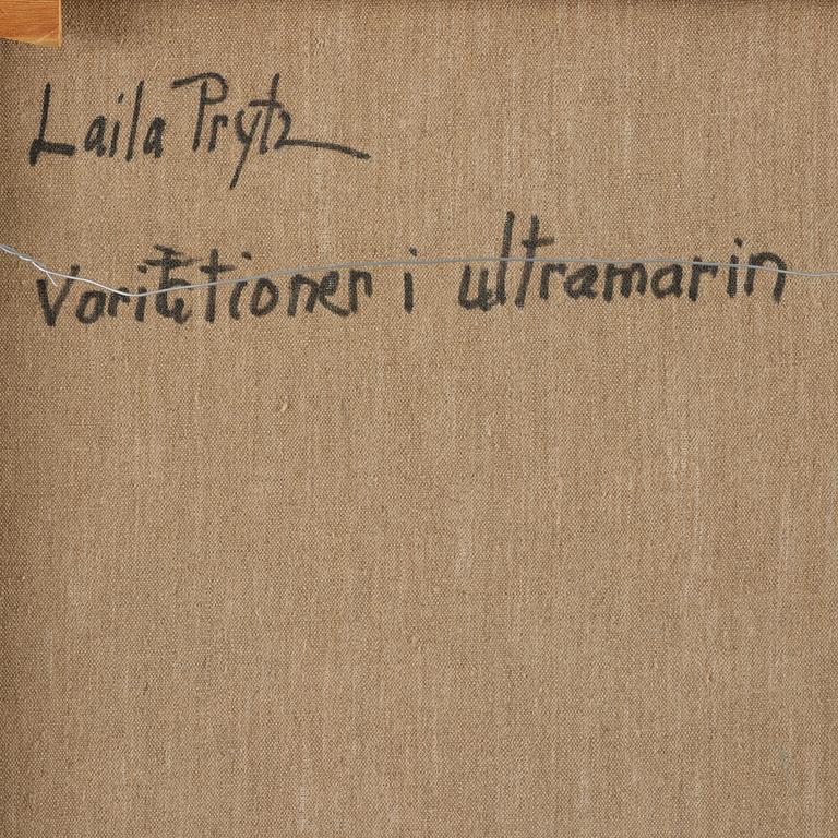 Laila Prytz, "Variationer i ultramarin".