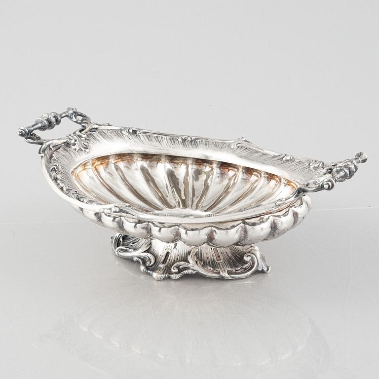 A Swedish silver bowl, mark of Carl Fredrik Carlman, late 19th Century.