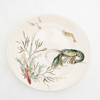 Fiskservis, 30 delar, flintgods, "Fish", Johnson Bros, England.