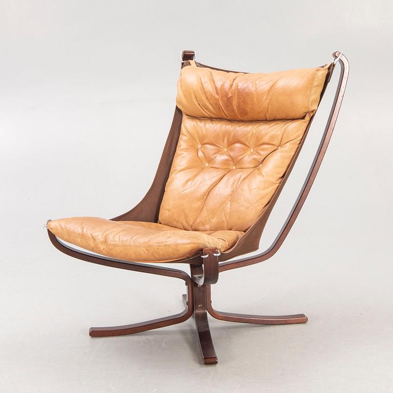 Sigurd Ressel, armchair, "Falcon chair", Vatne Möbler Norway 1970s.