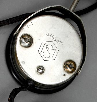 VÄGGTELEFON, med tillbehör, tidigt 1900-tal.