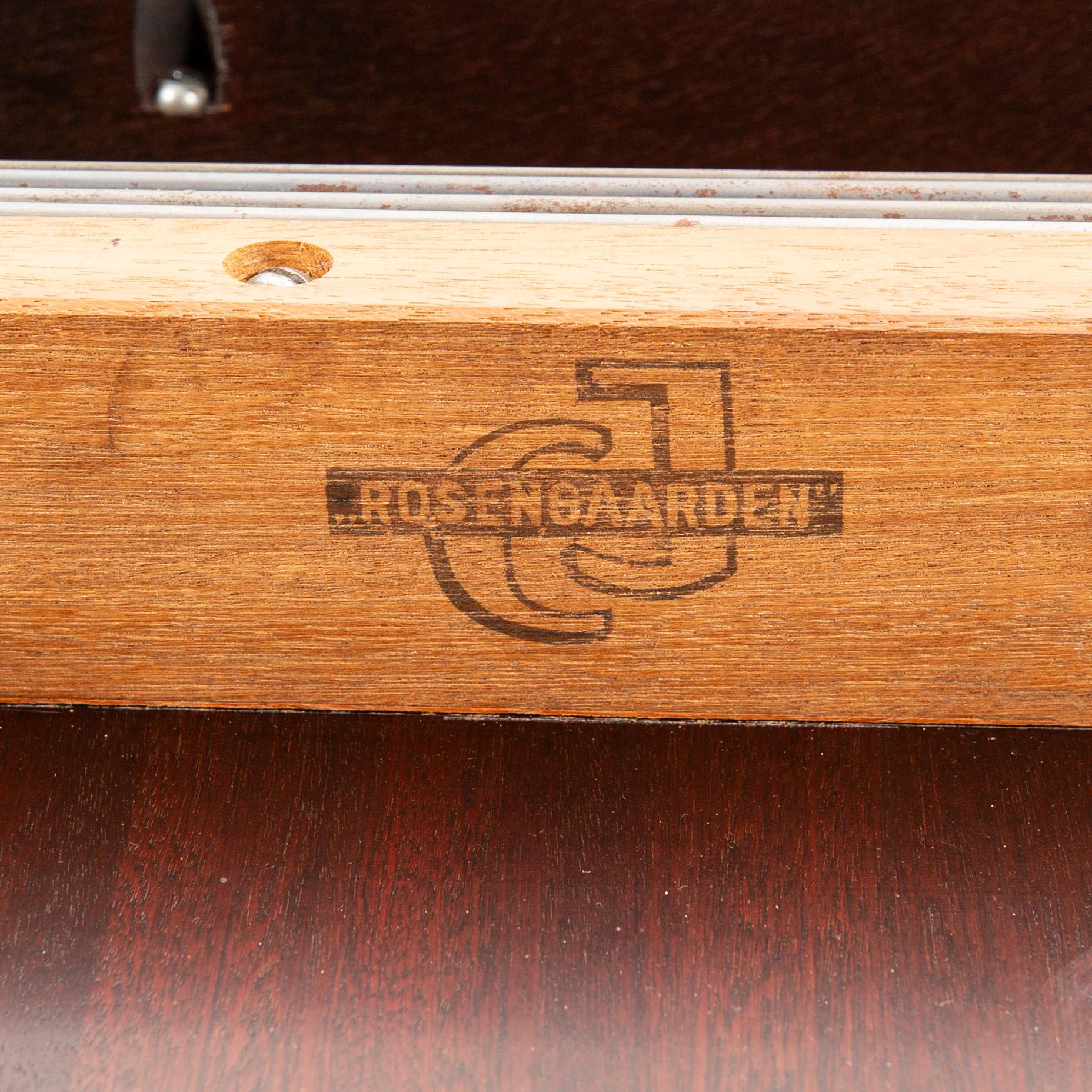 Ole Wanscher, Dining table, "Rungstedlund", for P Jeppesen, Denmark, 1960s.