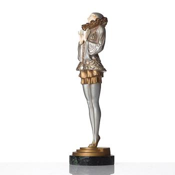 Paul Philippe, figurin, "Pierette", Art Deco, ca 1925.