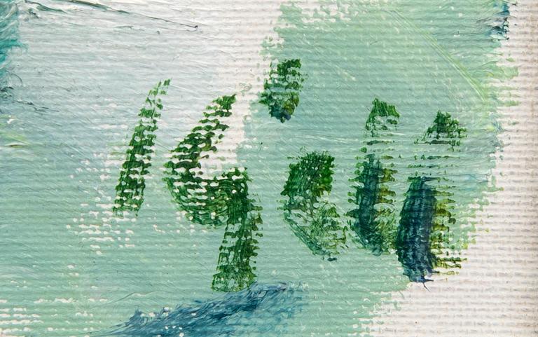 Kjell Leander-Engström, oil on canvas signed.