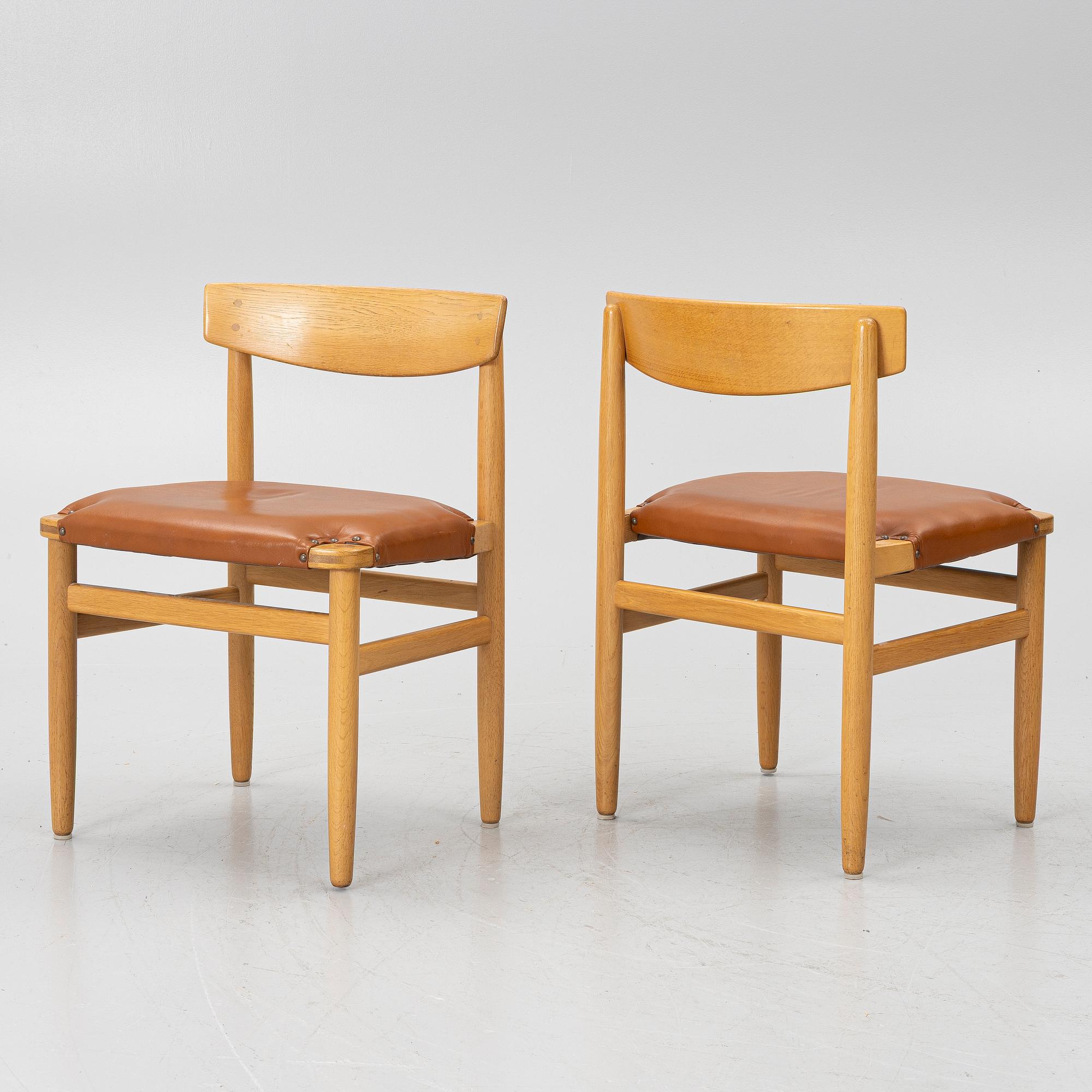 Børge Mogensen, Four 'Öresund' chairs, Karl Andersson & Söner.