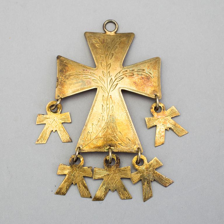 STRIGLAKORS, silver, Gustav Dahlberg, 1882.