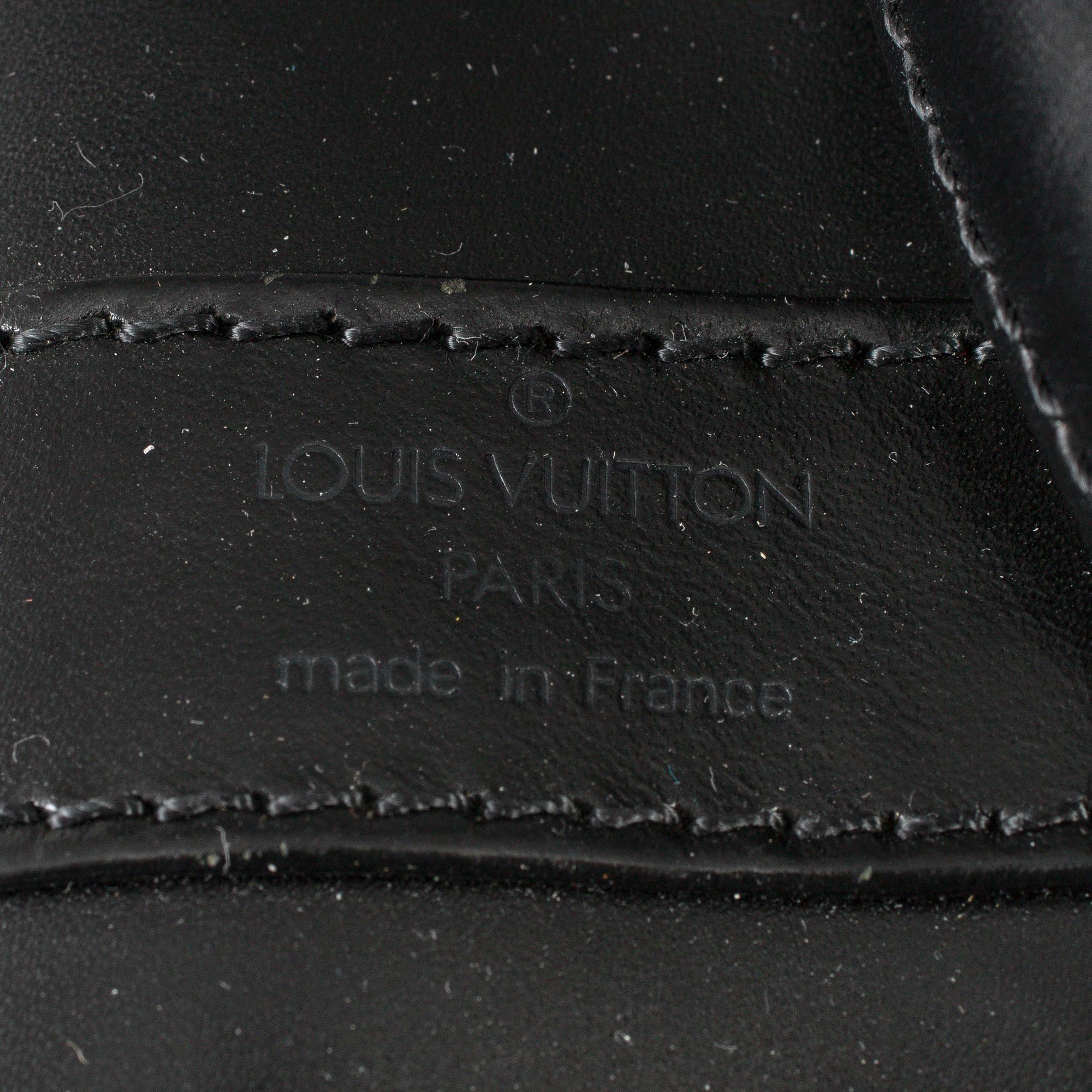 LOUIS VUITTON, a 'Randonne' black Epi bag.