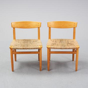 Børge Mogensen, stolar, 9 st, "Öresund", Karl Andersson & Söner, 1900-talets andra hälft.