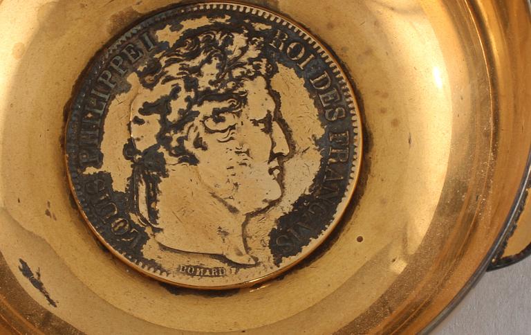 KÅSA, silver, Louis Ravinet & Charles Denfert, Paris, Frankrike, omkring sekelskiftet 1900.