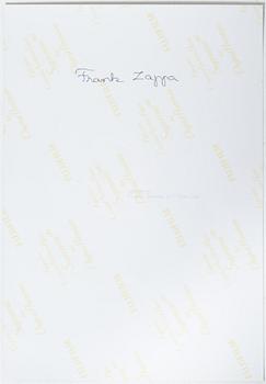 Ewa Rudling, 'Frank Zappa'.