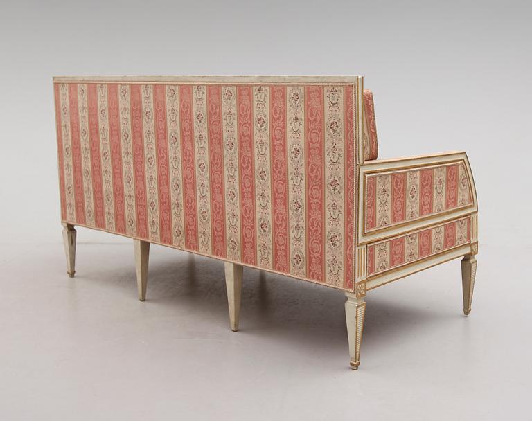 SOFFA, gustaviansk stil, 1800-/1900-tal.