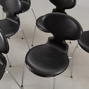 STOLAR, 6 st, "Myran", Arne Jacobsen, Fritz Hansen.