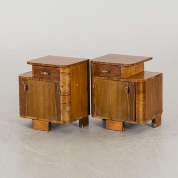 A PAIR OF NIGHT STAND MID 20TH CENTURY.