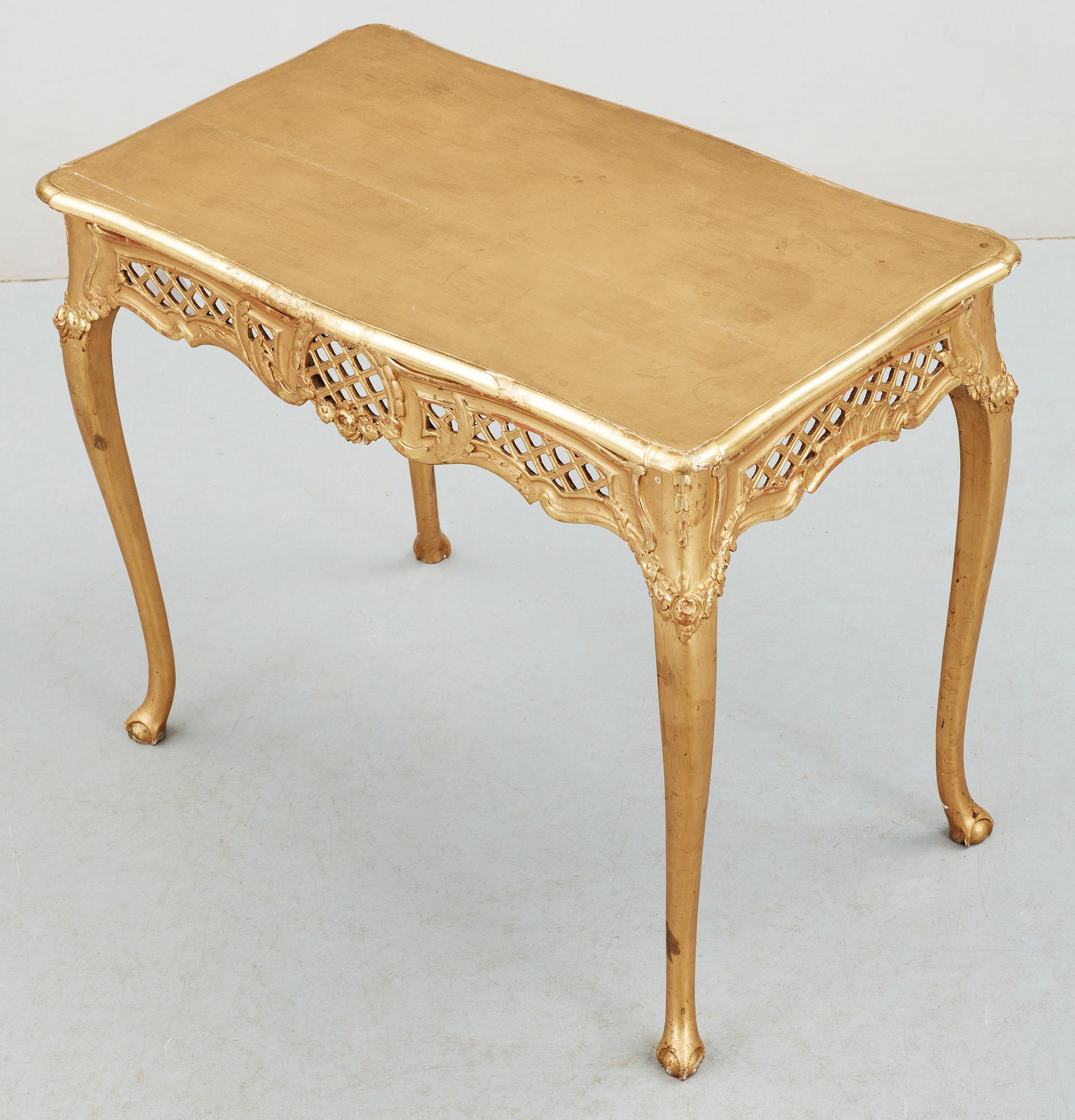 SALONGSBORD, rokokostil, sent 1800-tal.