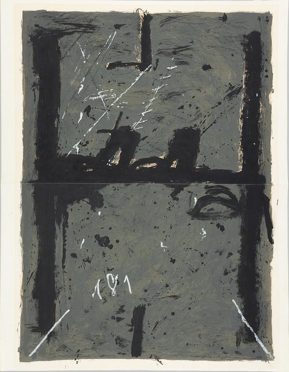 Antoni Tàpies,  "La grande grise".