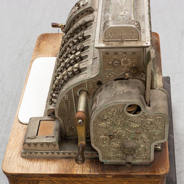 A swedish cash register, 'National', early 20th century.