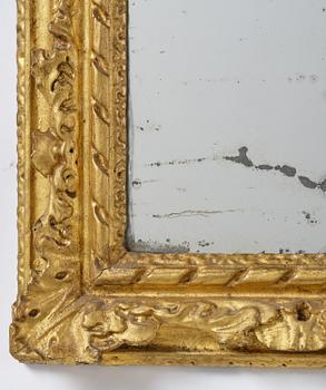 Spegel, av Burchard Precht (verksam i Stockholm 1674-1738), Karolinsk Barock.