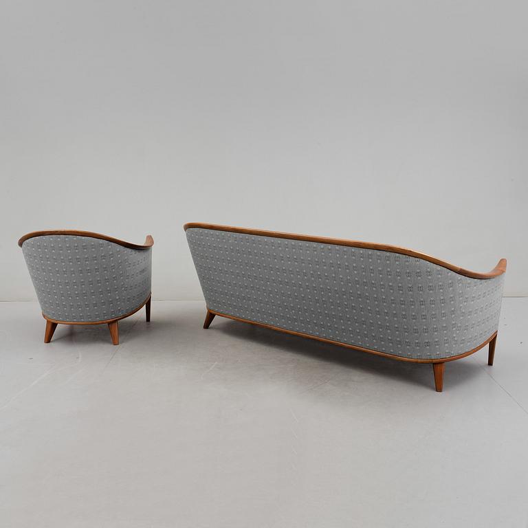 SOFFA OCH FÅTÖLJ, Bröderna Andersson, Sverige, 1950/60-tal.