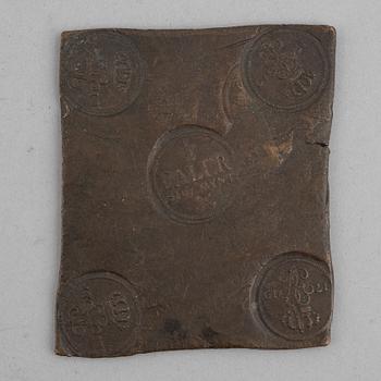 Ulrika Eleonora, plate coin, 1/2 daler, SM, Avesta 1719.