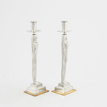 Edvin Öhrström, a pair of 'Egyptian' candlesticks, Firma Svenskt Tenn 2001.