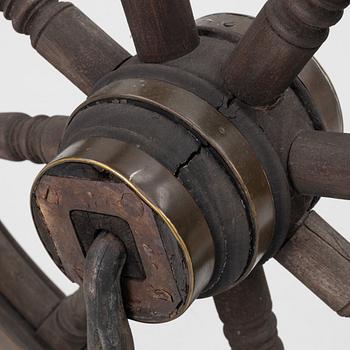 Skeppsratt / styre, Burmeister & Wains, Köpenhamn, Danmark.