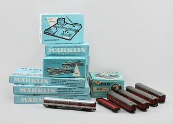 PARTI TÅGDELAR, Märklin, 1900-tal.