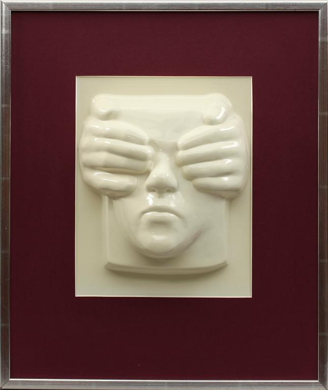 BARBRO BÄCKSTRÖM. Relief, plast, sign o numr  o dat 1973, 53/60.