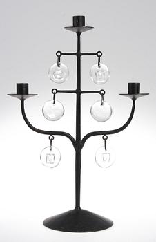 KANDELABER, järn och glas, Erik Höglund.